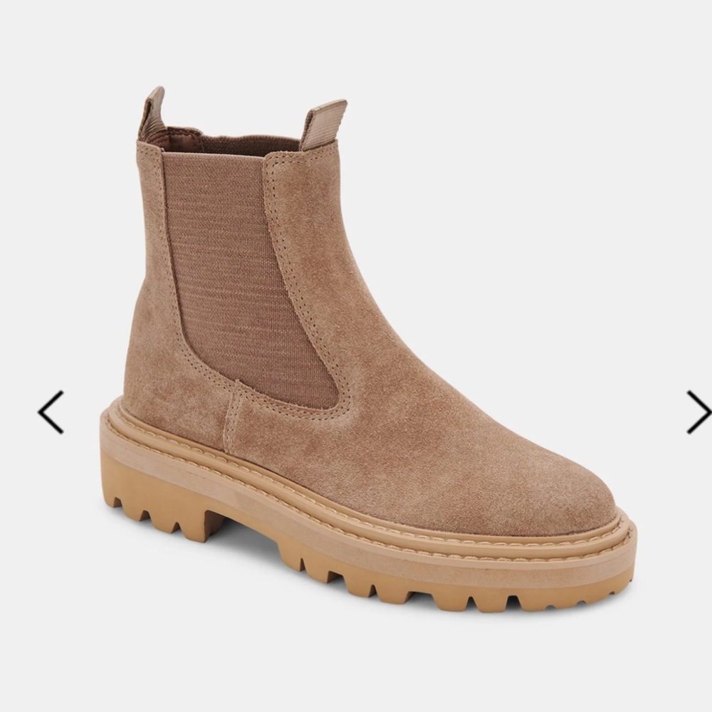 Dolce Vita Moana H20 Boots in Truffle Suede